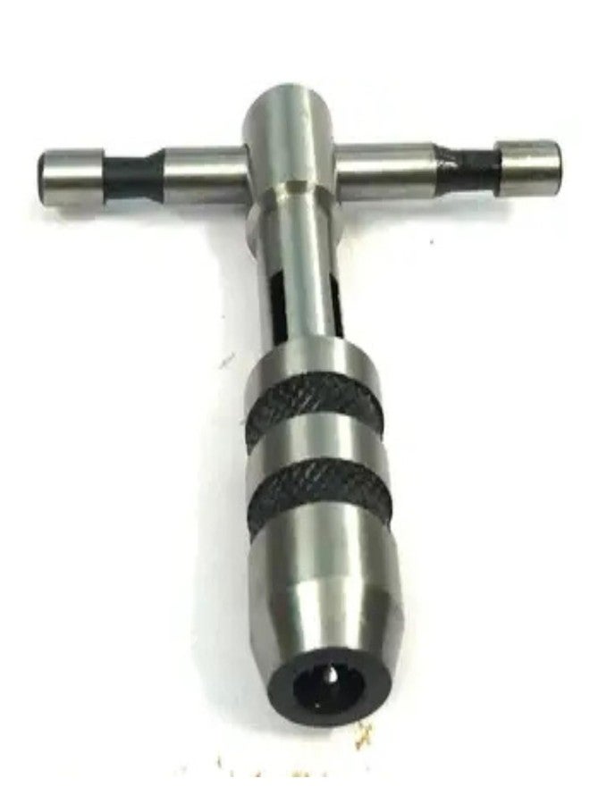 TOOLBUX T-Tap Handle Wrench Set | Set of 3 Pieces | 1/16"-5/32", 1/8"-1/4", 1/4"-1/2" | Single-Sided T-Type Wrenches for Tapping, Reaming & Drilling (Tool Steel, Silver) - Image 3
